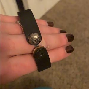 Leather Harley Davidson bracelet